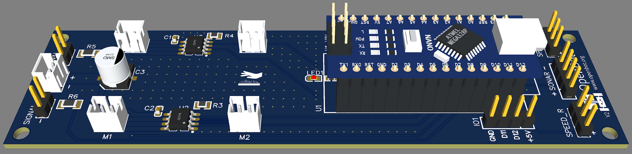 OpenBot PCB